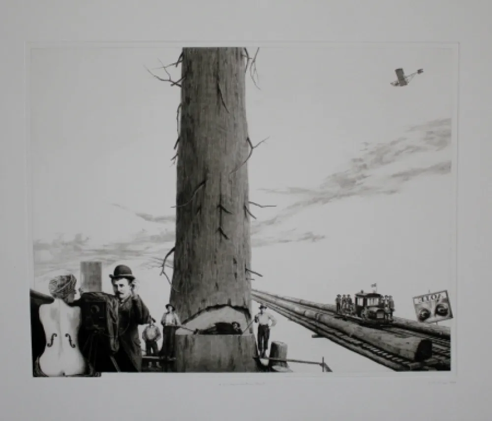 Radierung Und Aquatinta Tripp - Kinsey Meets Man Ray