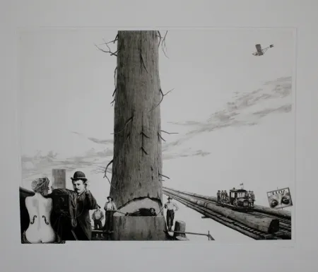 Radierung Und Aquatinta Tripp - Kinsey Meets Man Ray