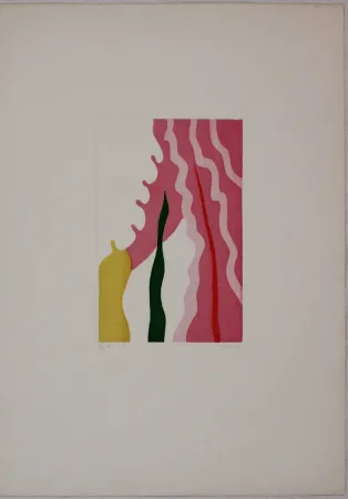 Radierung Und Aquatinta Turcato - L'absente