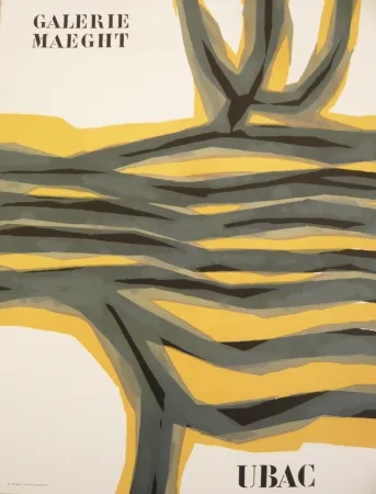 Plakat Ubac - Affiche exposition galerie Maeght