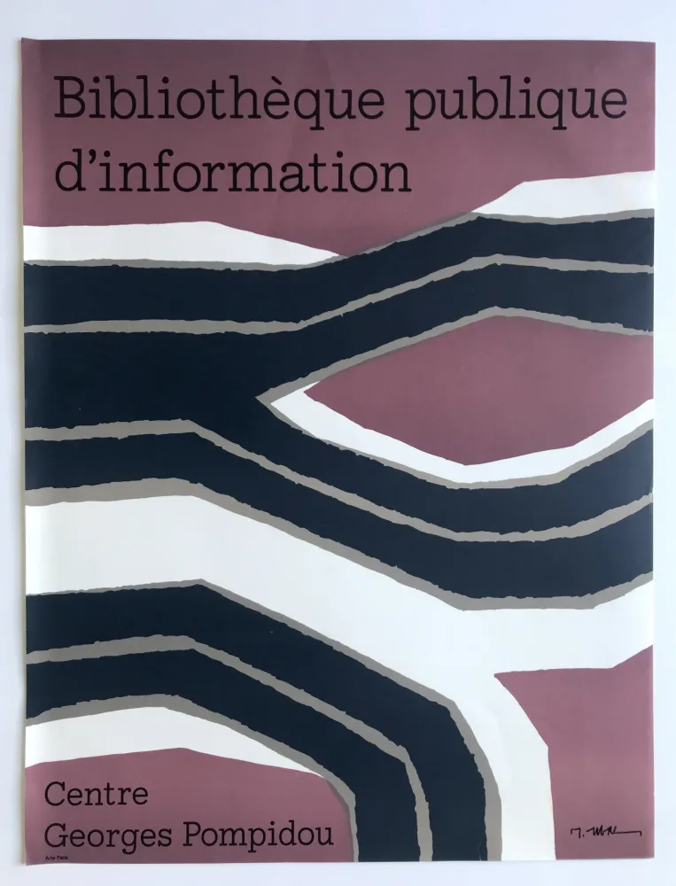 Plakat Ubac - Bibliothèque publique d'Information (BPI) / Centre Pompidou