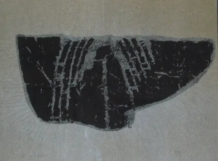 Monotypie Ubac - Empreinte d'ardoise