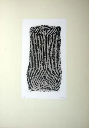 Radierung Ubac - Planche de la suite proximité du murmure