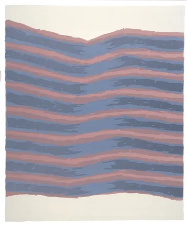 Lithographie Ubac - Strates sur ardoise