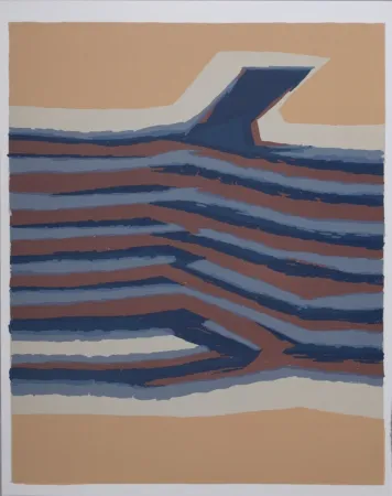 Lithographie Ubac - Voies ferrées