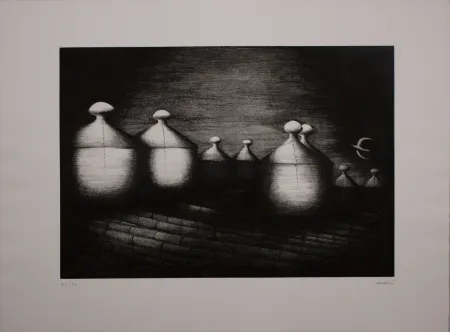 Radierung Vacchi - Untitled