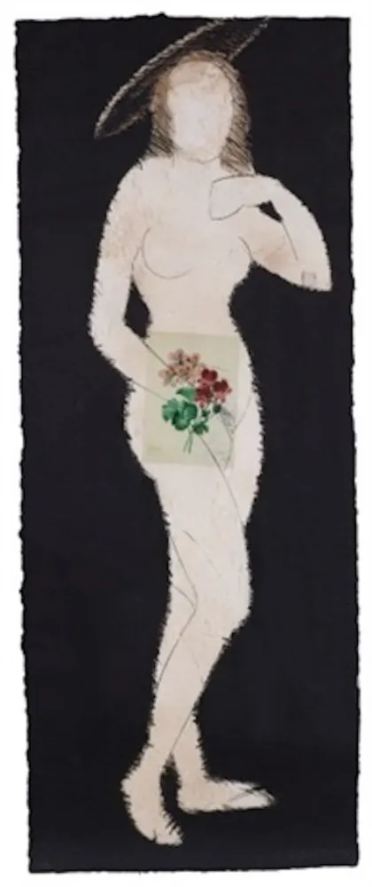 Radierung Valdés - Eva III