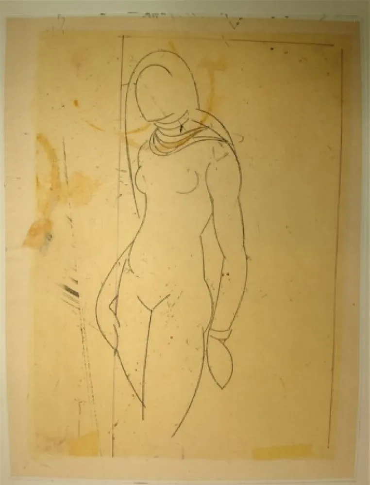 Radierung Valdés - S/T VII