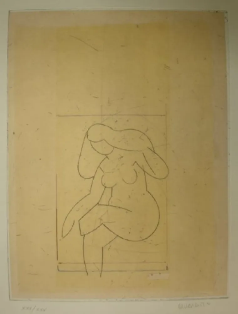 Radierung Valdés - S/T XIII