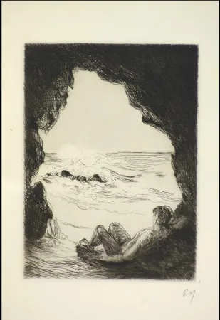 Illustriertes Buch Valery - Le cimetière marin. Orné de sept eaux-fortes originales de l'auteur (Paul Valéry)