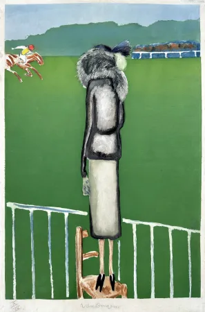 Aquatinta Van Dongen - Le Renard Argenté