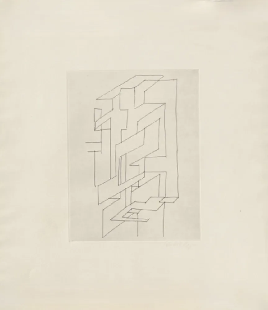 Stich Vasarely - Gordes Gestalt