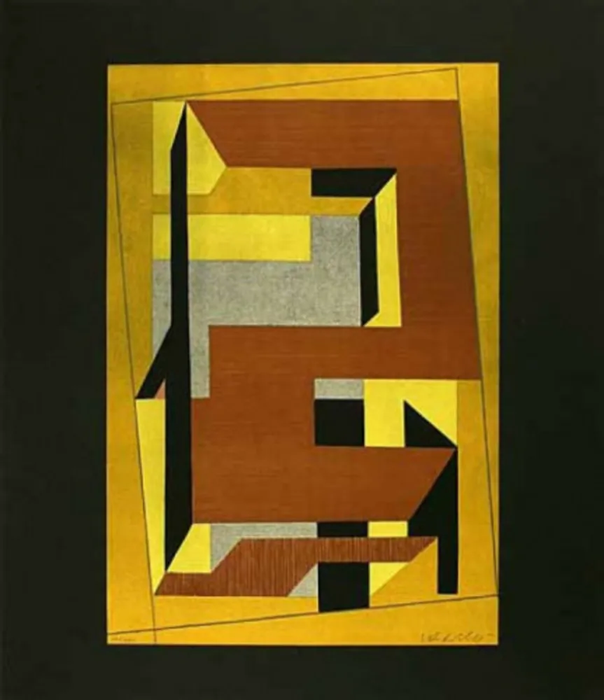 Lithographie Vasarely - Gordes Taira