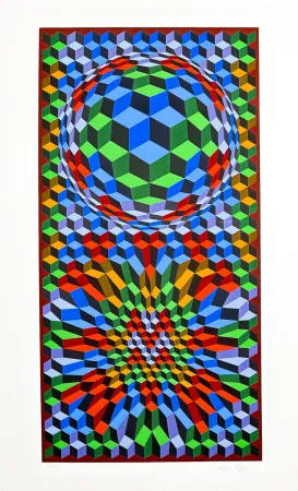 Siebdruck Vasarely - Senza titolo