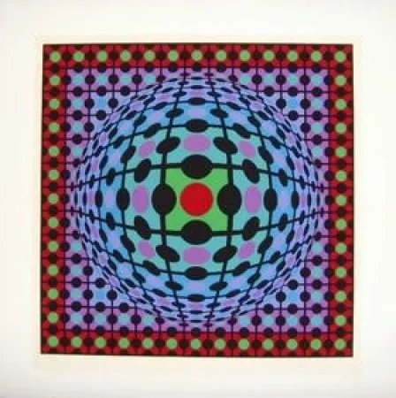 Siebdruck Vasarely - Untitled