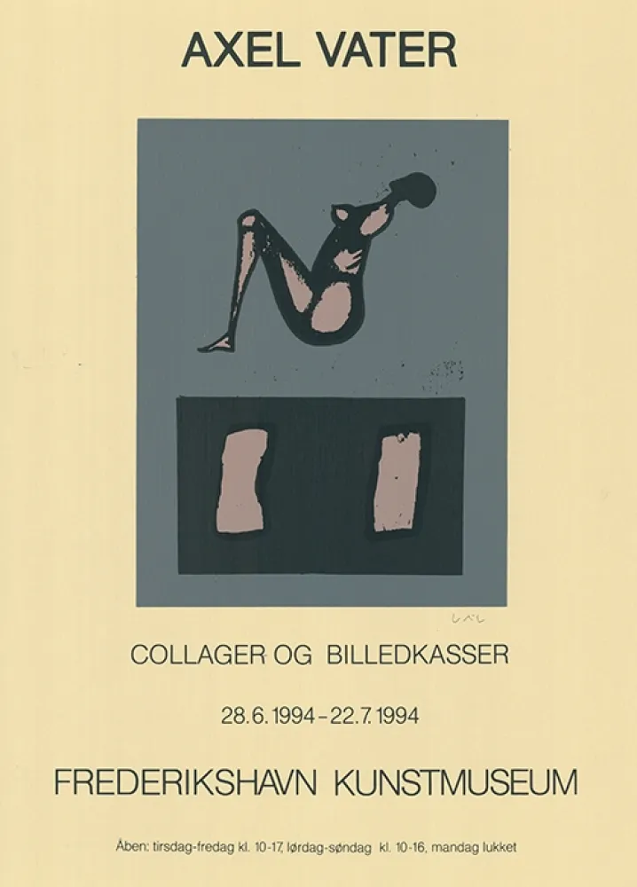 Holzschnitt Vater - Collager og Billedkasser