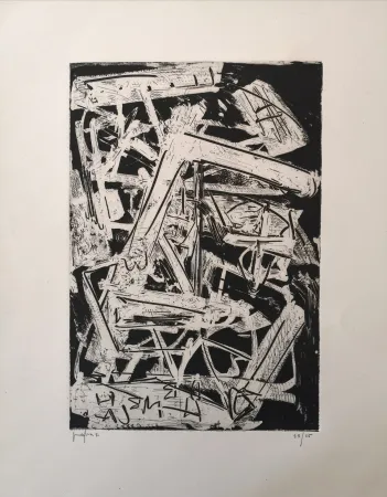 Radierung Vedova - De America V