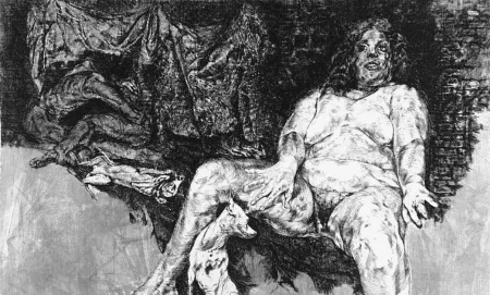 Radierung Vespignani - Ballata della Margotona