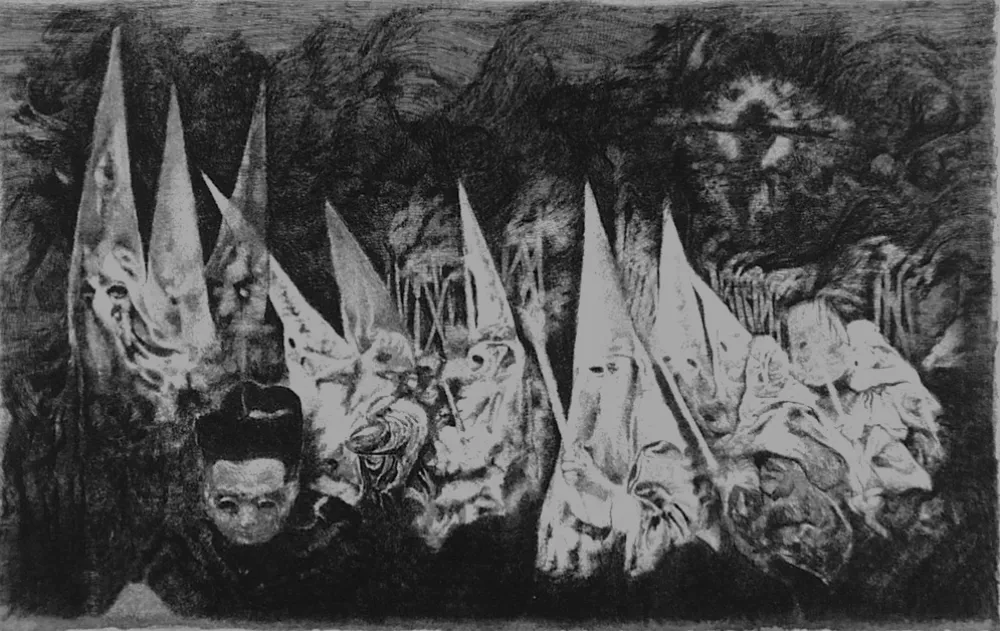 Radierung Vespignani - El Miserere