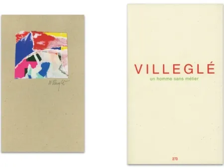 Illustriertes Buch Villeglé - L'Art en écrit