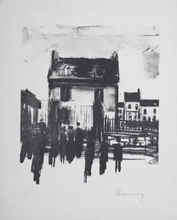 Lithographie Vlaminck - Le Diable au corps, 1926