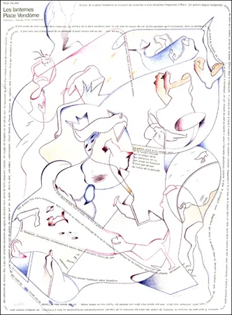 Lithographie Voss - Placard Handke