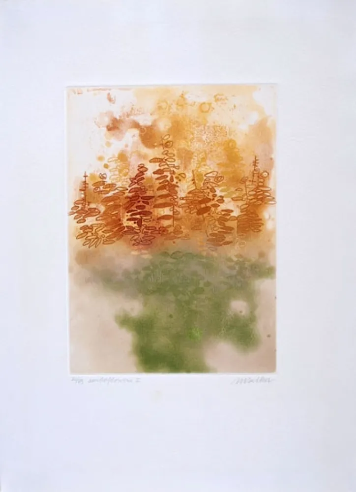 Radierung Walker - Midi flowers I