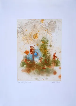 Radierung Walker - Midi flowers II