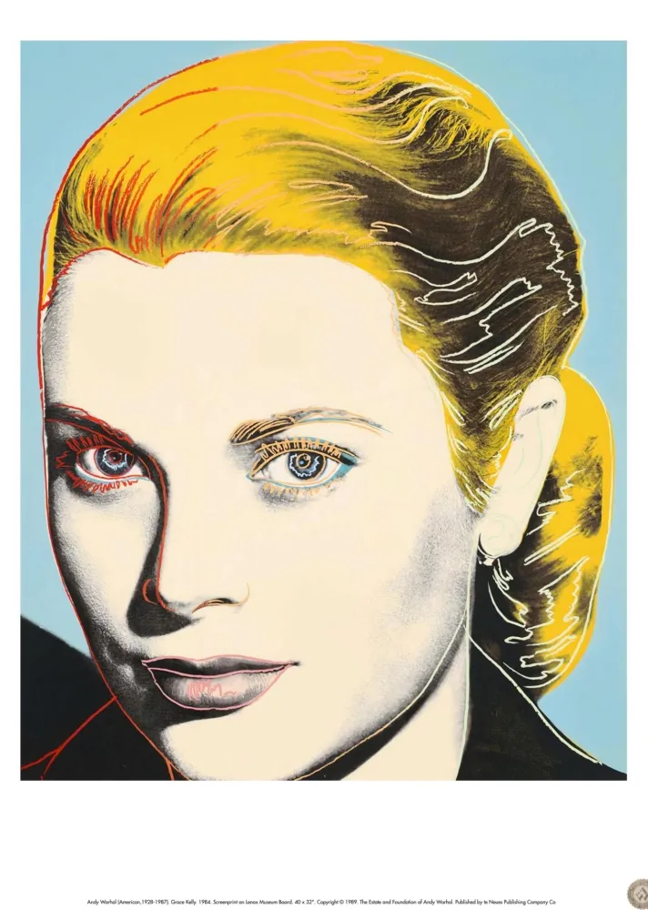 Siebdruck Warhol (After) - Grace Kelly