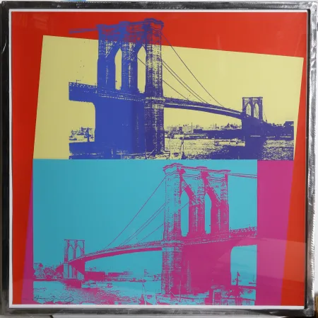 Siebdruck Warhol - Brooklyn Bridge