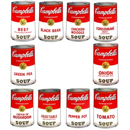 Siebdruck Warhol - Campbell's portfolio