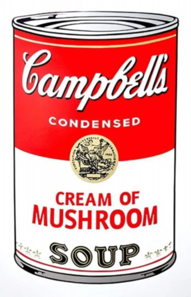 Siebdruck Warhol - Campbell's Soup Can: Cream of Mushroom