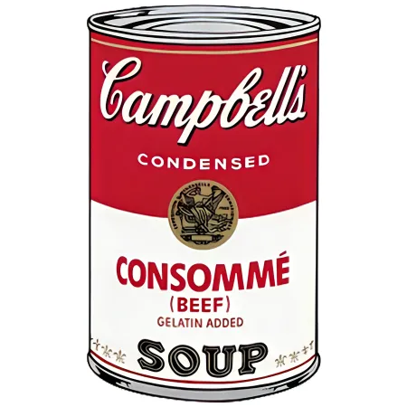 Siebdruck Warhol - Campbell's Soup: Consommé (FS II.52)