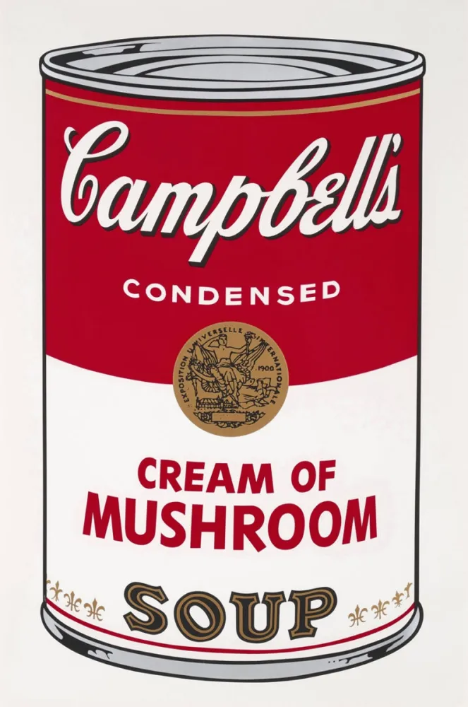 Siebdruck Warhol - Campbell’s Soup I: Cream of Mushrooms