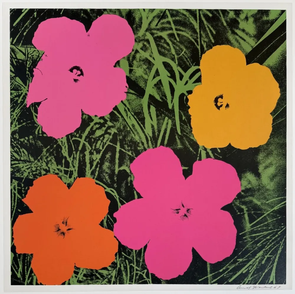 Lithographie Warhol - Flowers