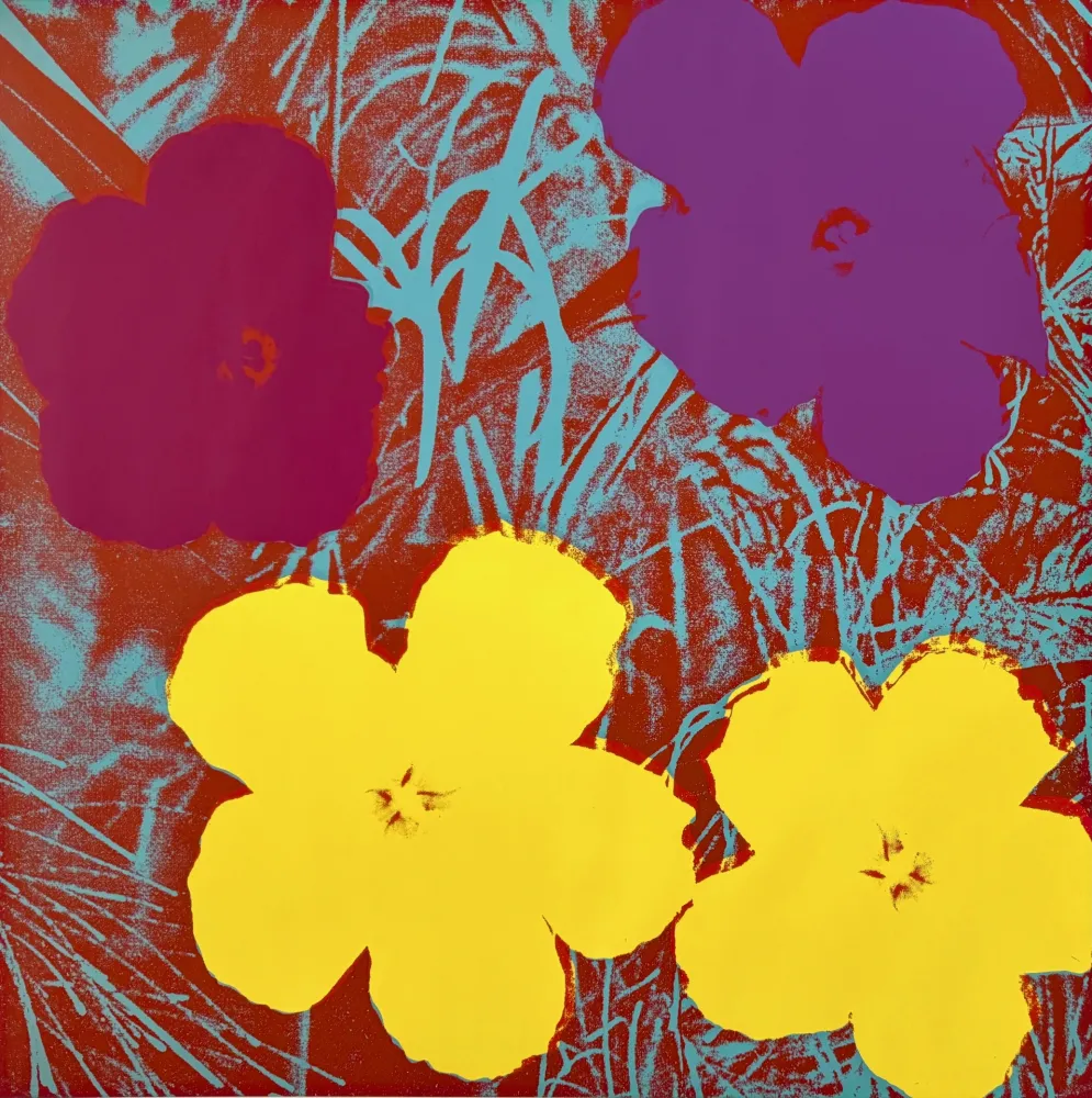 Siebdruck Warhol - Flowers #71