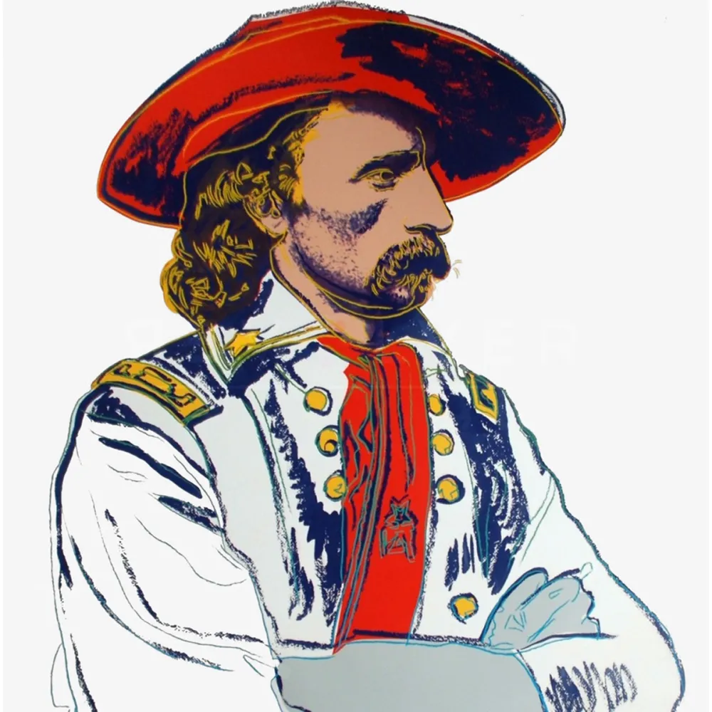 Siebdruck Warhol - General Custer (FS II.379)