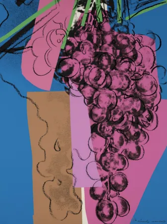 Siebdruck Warhol - Grapes (FS II.192)