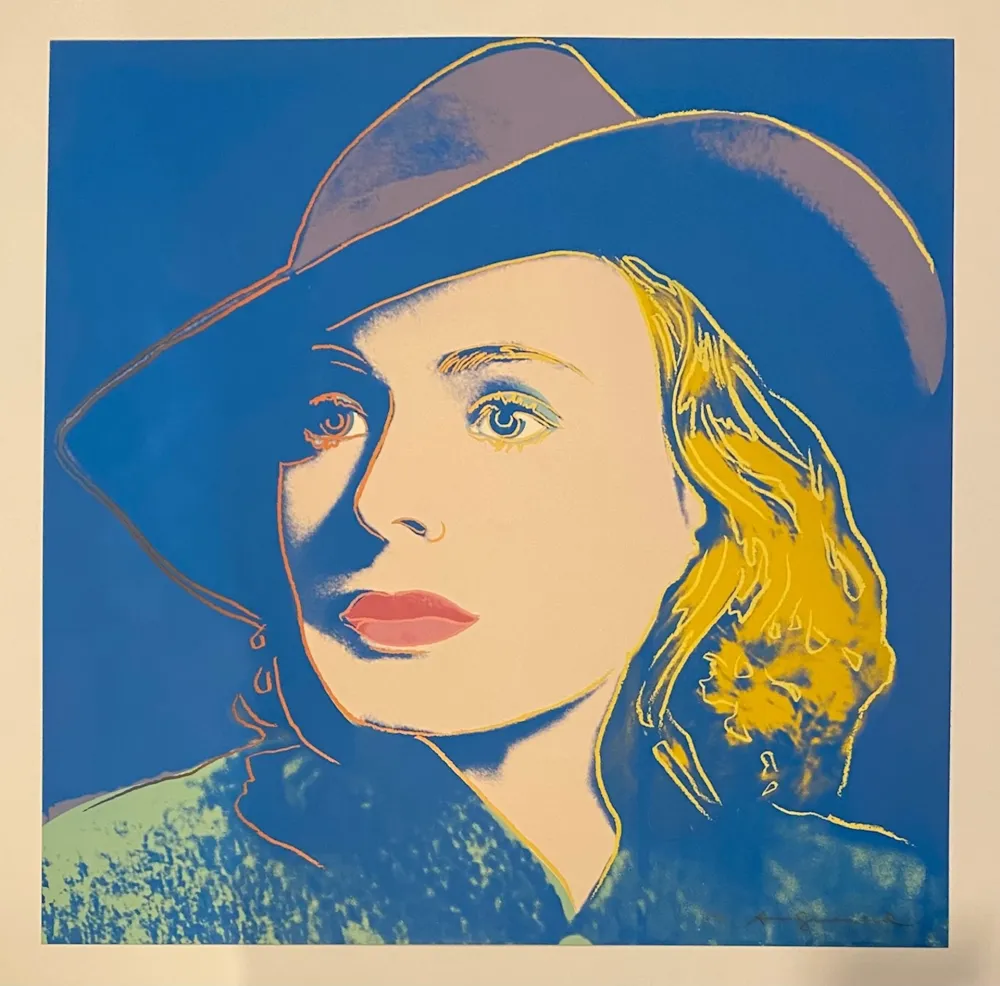 Siebdruck Warhol - Ingrid Bergman With Hat, Trial Proof