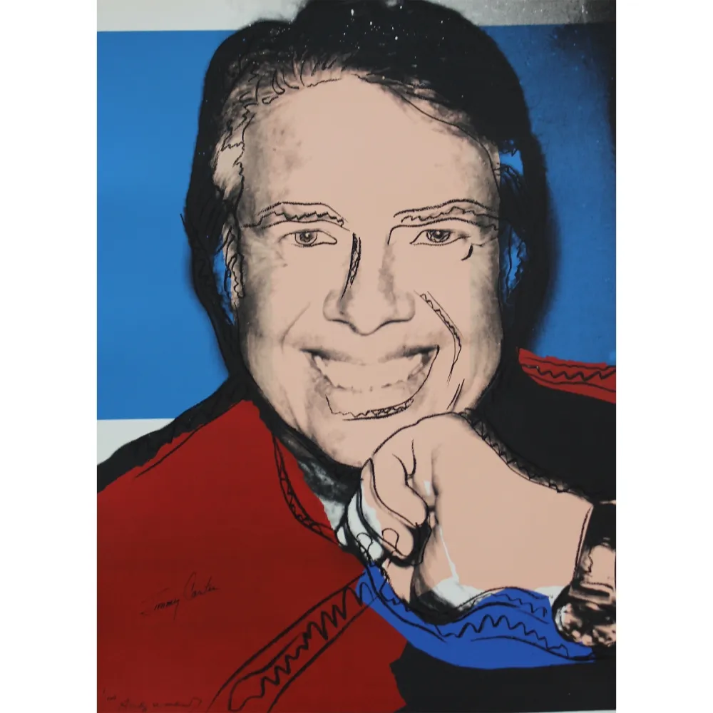 Siebdruck Warhol - Jimmy Carter II (FS II.151)