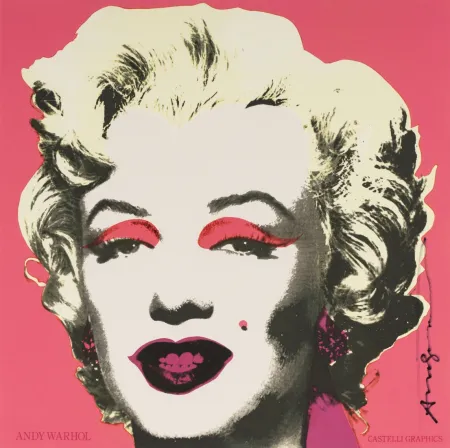 Siebdruck Warhol - Marilyn Invitation 12″ X 12″ (Castelli Graphics)