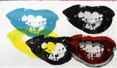 Siebdruck Warhol - Marilyn Monroe I Love Your Kiss Forever Forever (FS II.5)