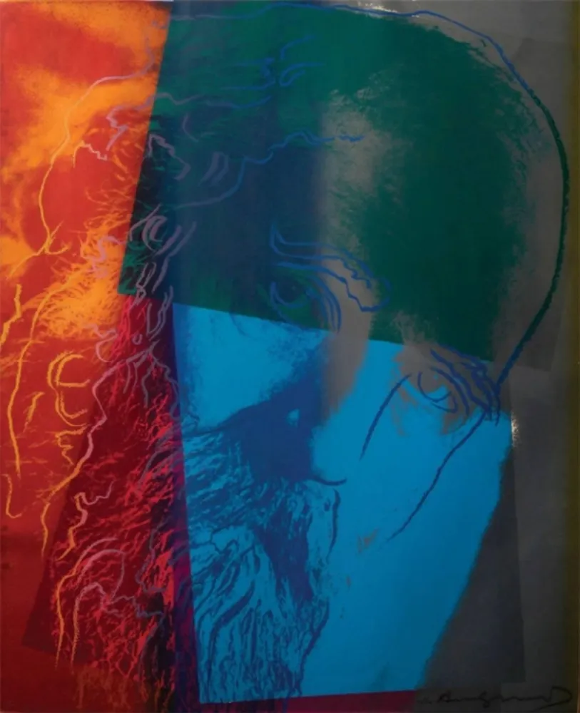 Siebdruck Warhol - Martin Buber (FS II.228) Trial Proof