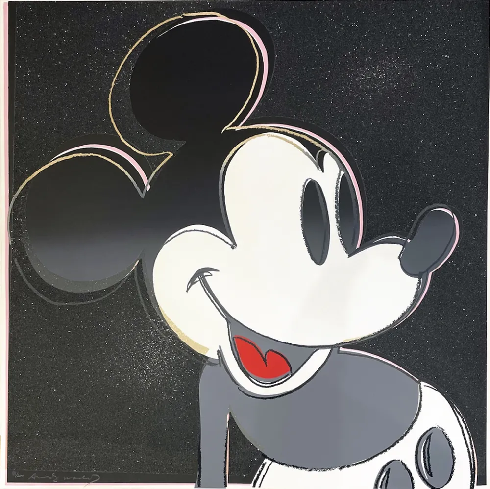 Siebdruck Warhol - Mickey Mouse (FS II.265)