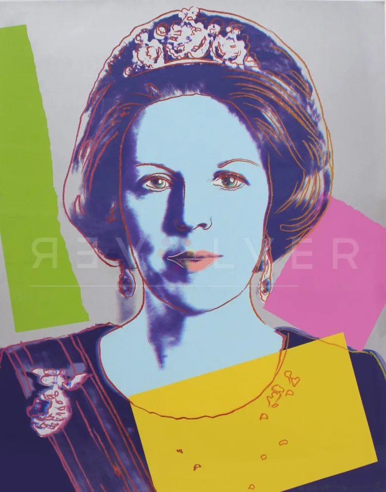 Siebdruck Warhol - Queen Beatrix of the Netherlands (FS II.340)