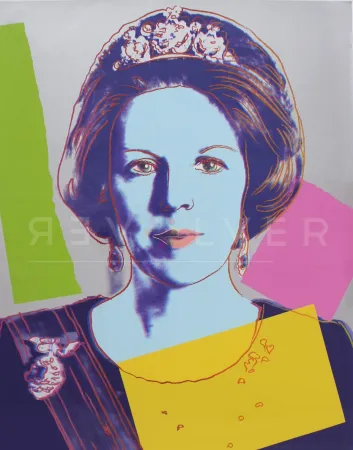 Siebdruck Warhol - Queen Beatrix of the Netherlands (FS II.340)