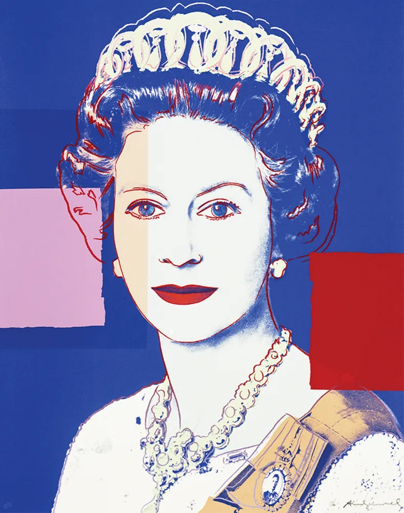 Siebdruck Warhol - Queen Elizabeth II 337