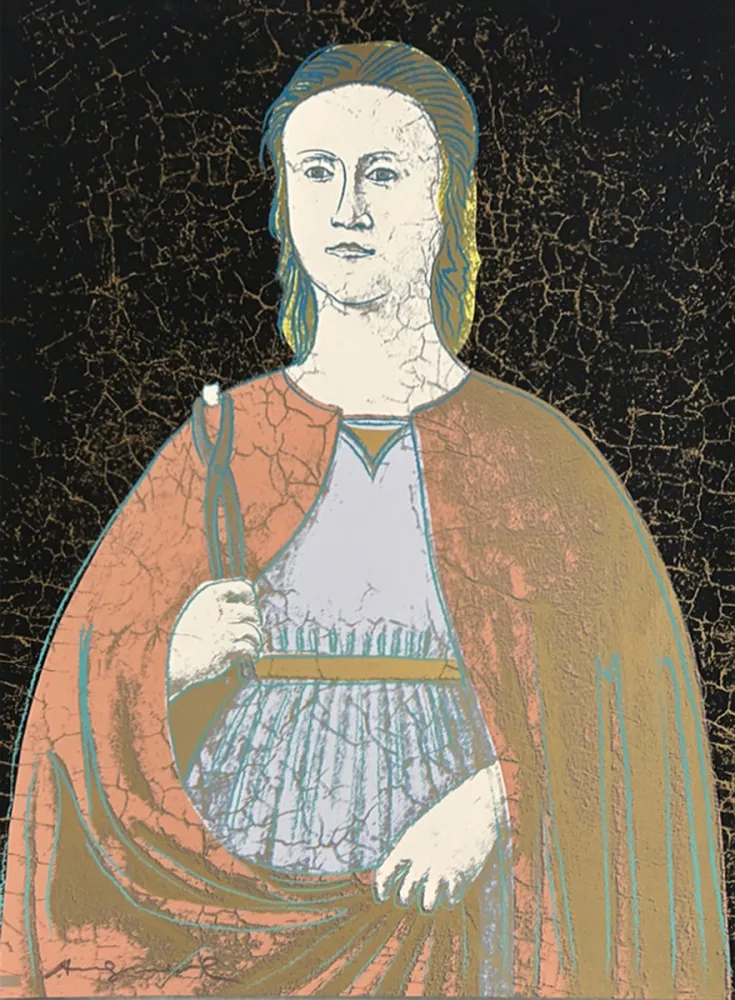 Siebdruck Warhol - Saint  Apollonia 331
