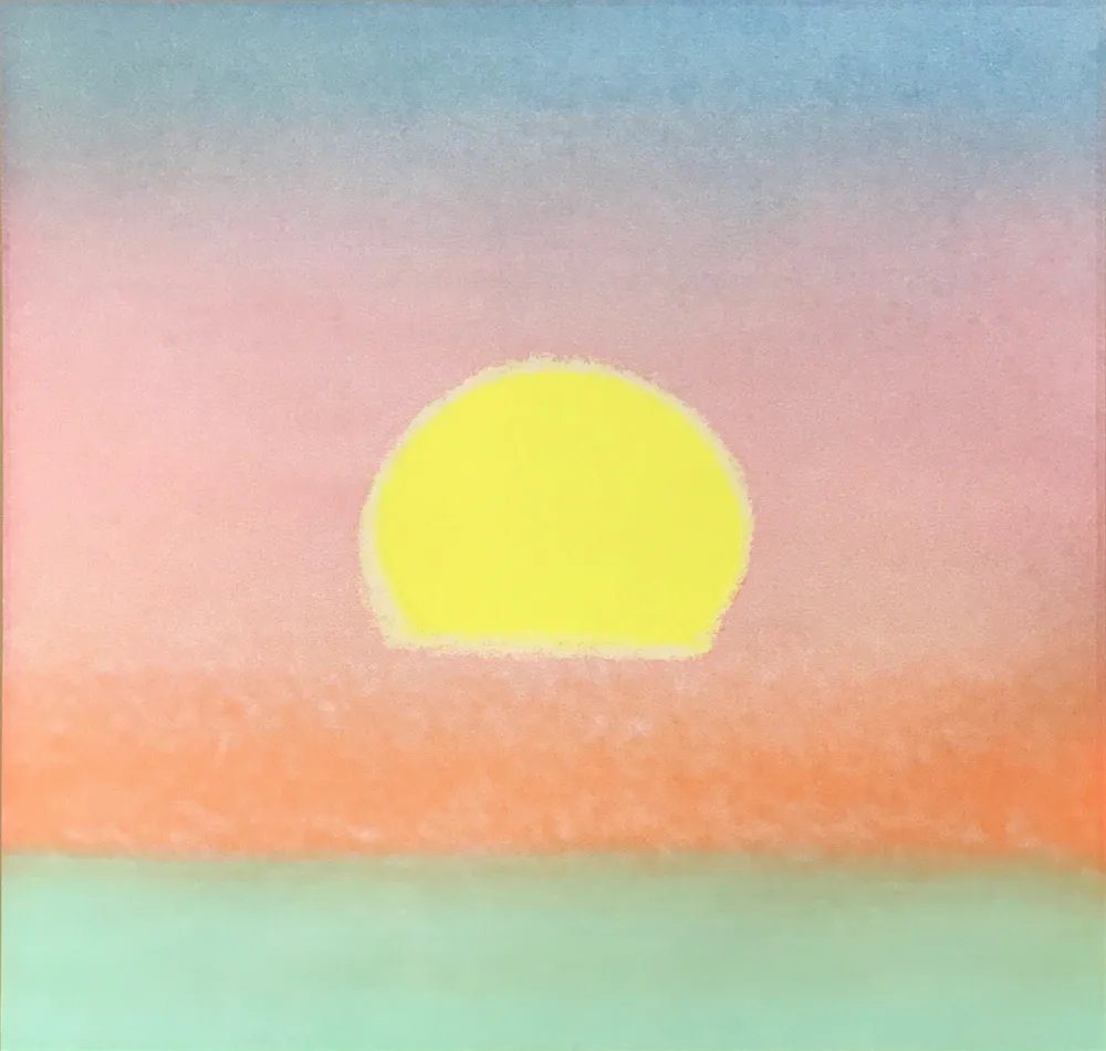 Siebdruck Warhol - Sunset (FS II.85) (Unique)