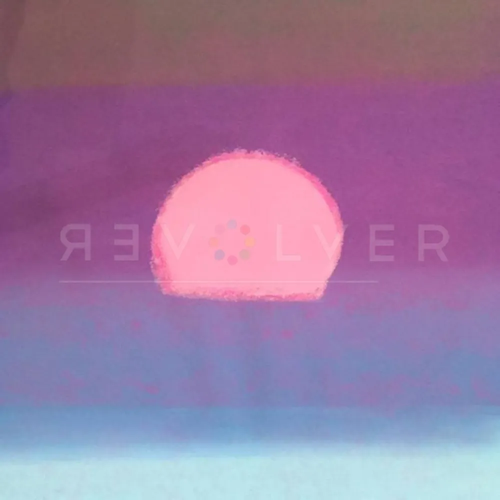 Siebdruck Warhol - Sunset (Unique) (Purple/ Blue)
